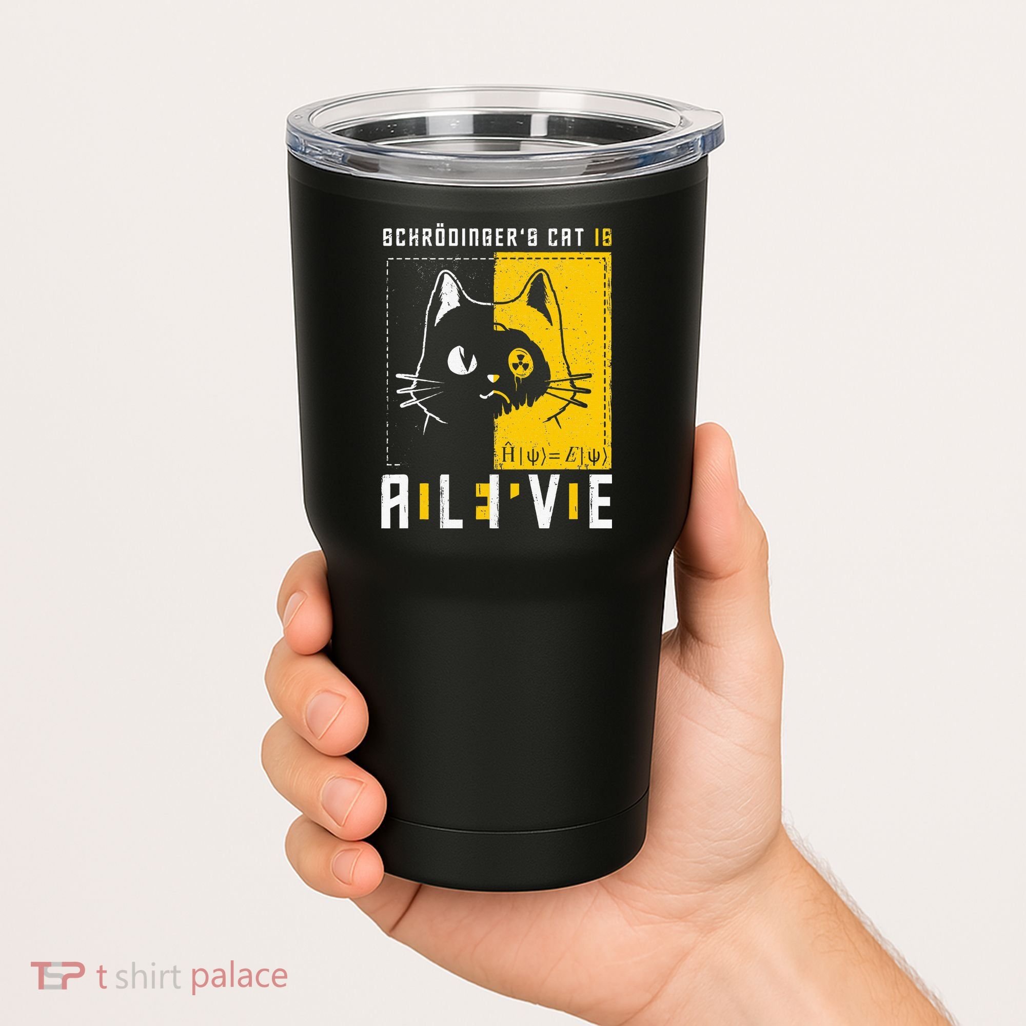 SchrodingerS Cat Is Dead And Alive Quantum Physics Tumbler