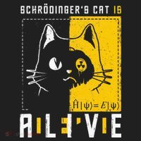 SchrodingerS Cat Is Dead And Alive Quantum Physics Hat thumb 2
