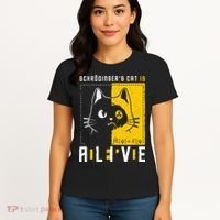 SchrodingerS Cat Is Dead And Alive Quantum Physics Women's T-Shirt thumb 4