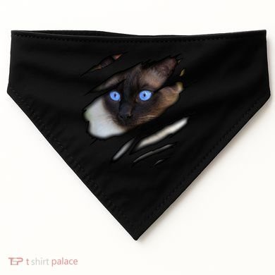 Siamese Cat In Me Design Cadesign Purebred Cat Gift USA-Made Doggie Bandana