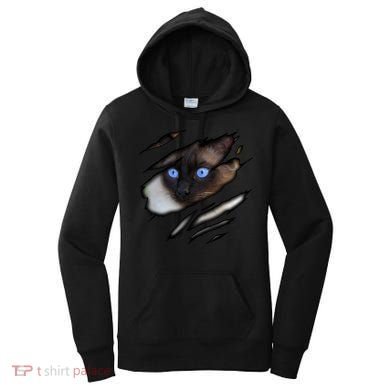 Siamese Cat In Me Design Cadesign Purebred Cat Gift Women's Hoodie