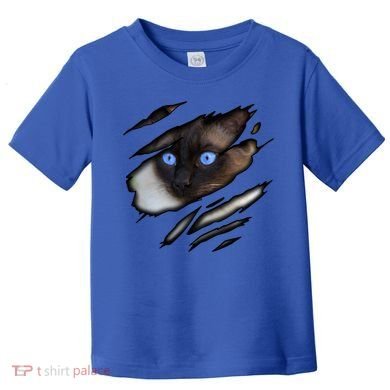 Siamese Cat In Me Design Cadesign Purebred Cat Gift Toddler T-Shirt