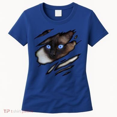 Siamese Cat In Me Design Cadesign Purebred Cat Gift Women's T-Shirt