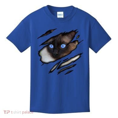 Siamese Cat In Me Design Cadesign Purebred Cat Gift Kids T-Shirt