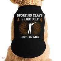 Sporting Clays Is Like Golf But For Trap Skeet Shooting Doggie Tank thumb 0