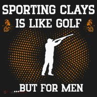Sporting Clays Is Like Golf But For Trap Skeet Shooting Backpack thumb 2