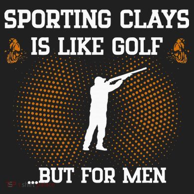 Sporting Clays Is Like Golf But For Trap Skeet Shooting Urban Oversized Heavyweight T-Shirt