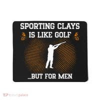 Sporting Clays Is Like Golf But For Trap Skeet Shooting Mousepad thumb 0