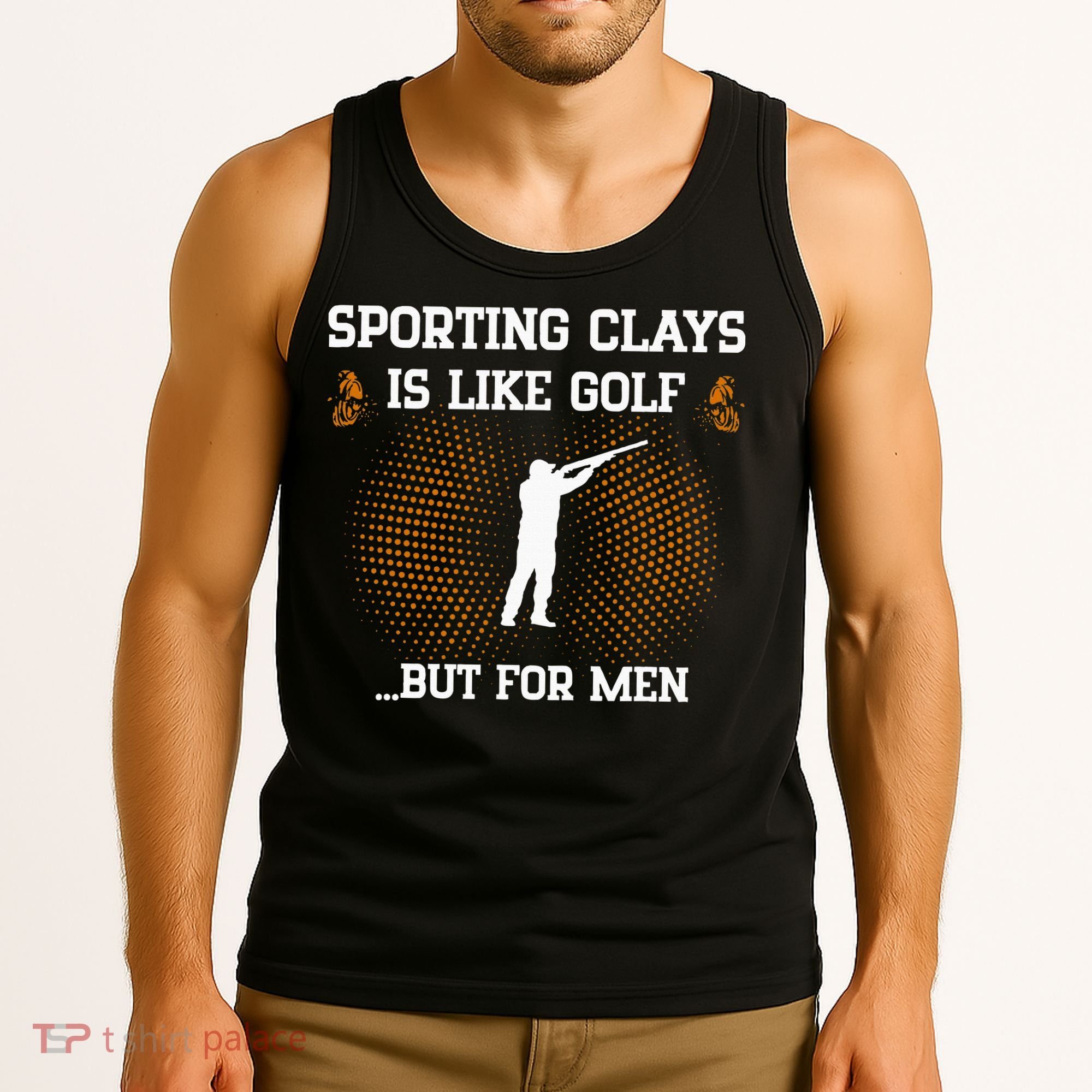 Sporting Clays Is Like Golf But For Trap Skeet Shooting Tank Top