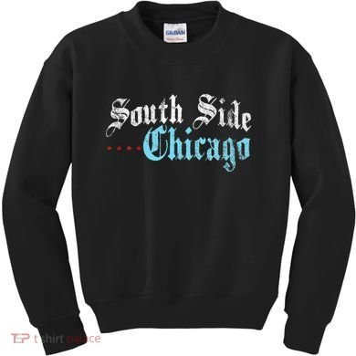 Southside Chicago Il Vintage Distressed Kids Sweatshirt