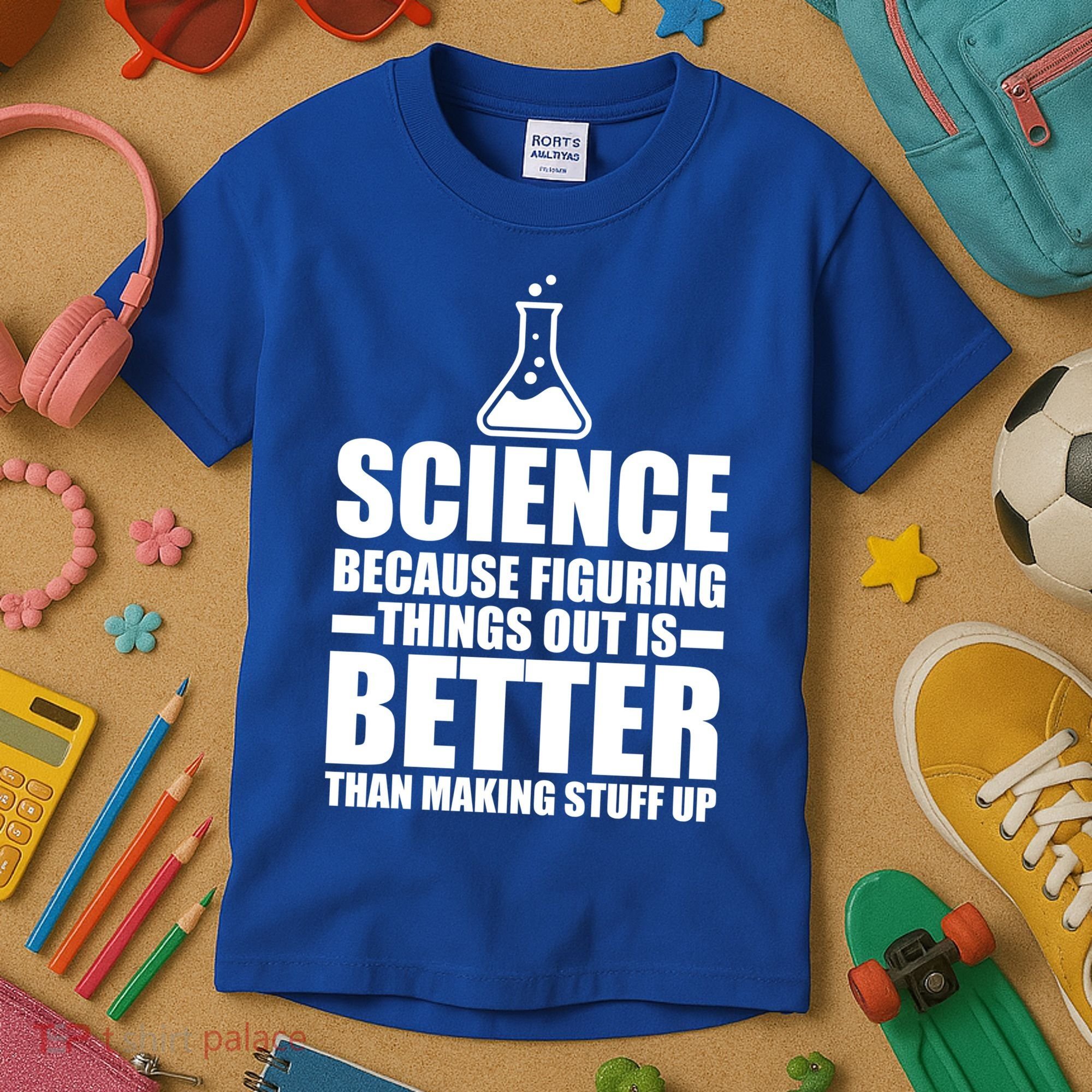 Science Because Figuring Things Out Is Better Kids T-Shirt