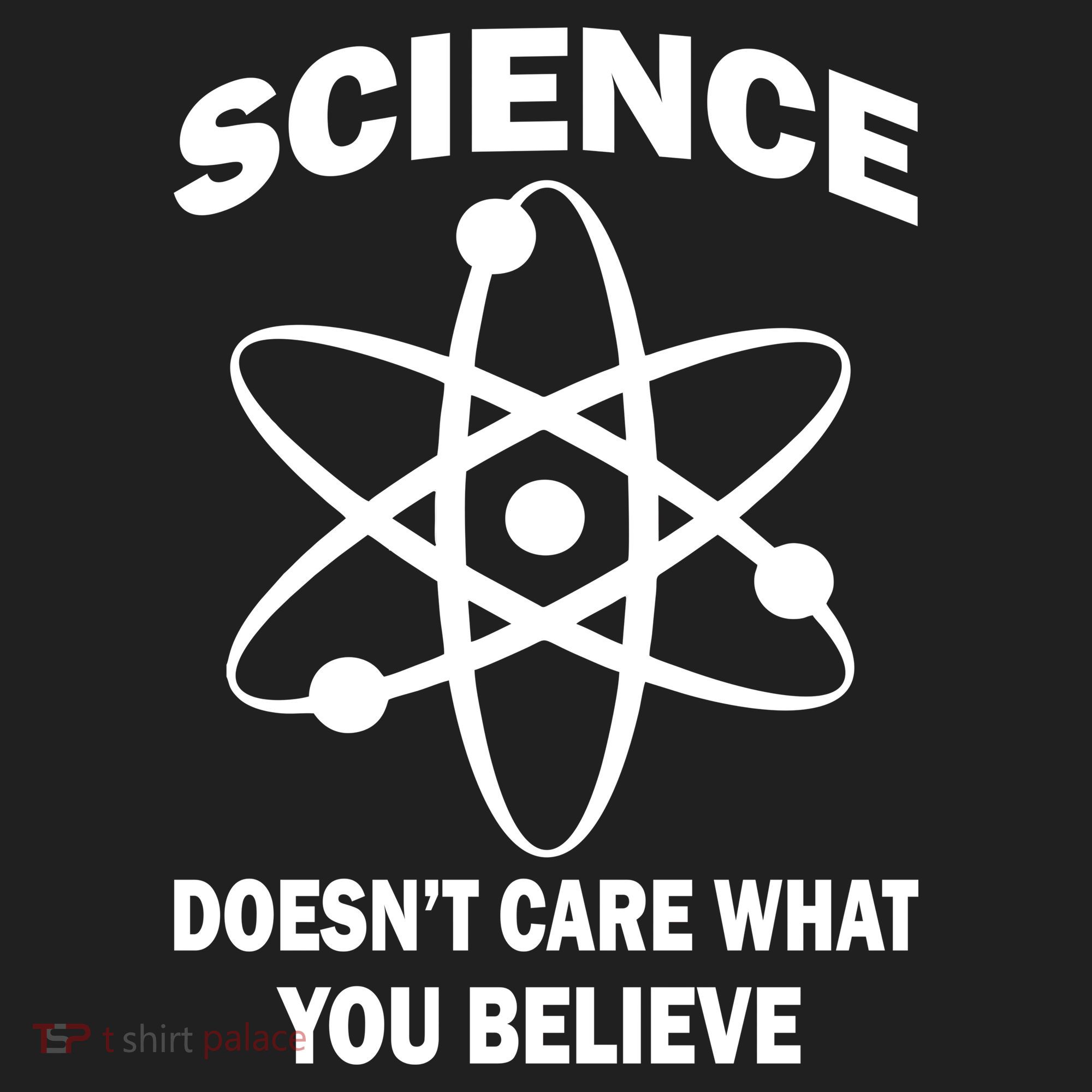 Science Doesn't Care What You Believe Atom Golf Towel