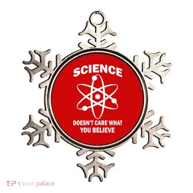 Science Doesn't Care What You Believe Atom Ornament