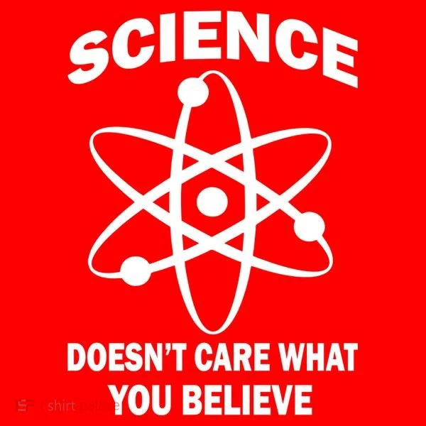 Science Doesn't Care What You Believe Atom Women's T-Shirt