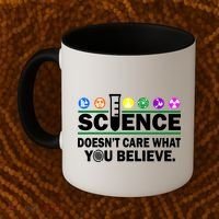 Science Doesn't Care What You Believe Saying Coffee Mug thumb 2