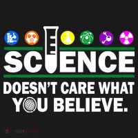 Science Doesn't Care What You Believe Saying Kids Hoodie thumb 5
