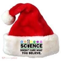 Science Doesn't Care What You Believe Saying Santa Hat thumb 0
