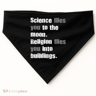 Science Flies You To The Moon USA-Made Doggie Bandana