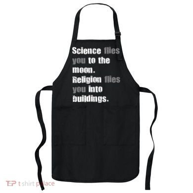 Science Flies You To The Moon Apron