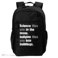 Science Flies You To The Moon Backpack thumb 0