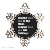 Science Flies You To The Moon Ornament thumb 0