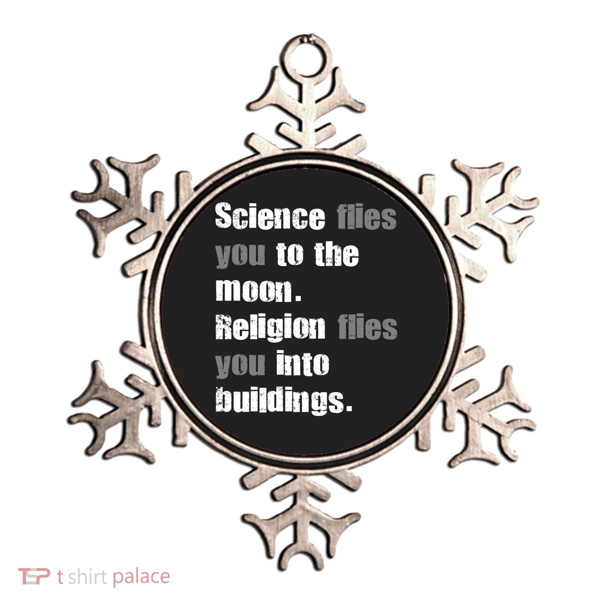 Science Flies You To The Moon Ornament