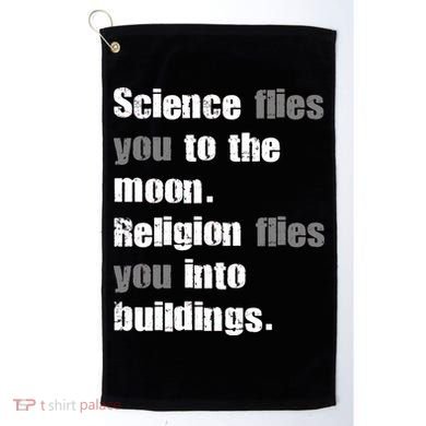 Science Flies You To The Moon Golf Towel