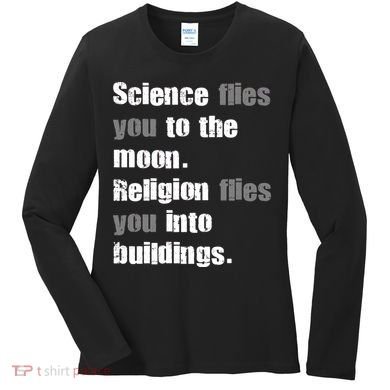 Science Flies You To The Moon Women's Long Sleeve Shirt
