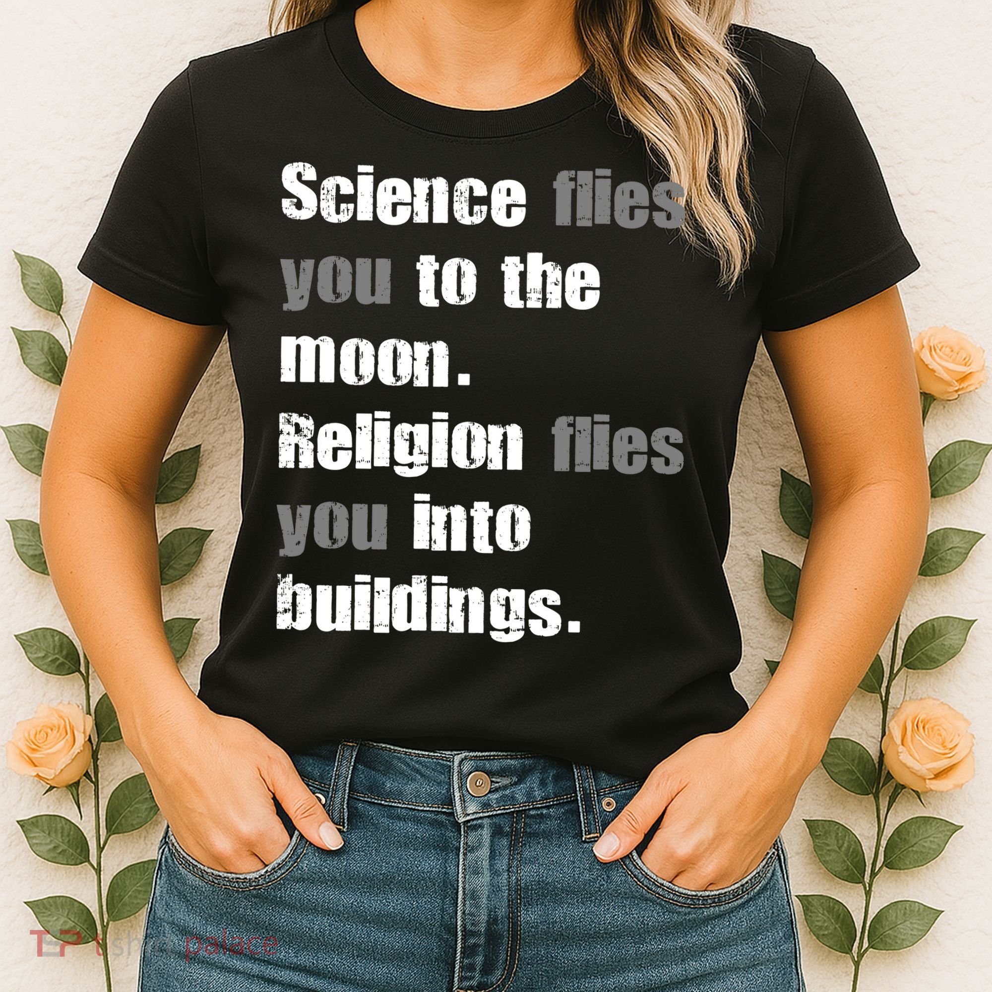 Science Flies You To The Moon Women's T-Shirt