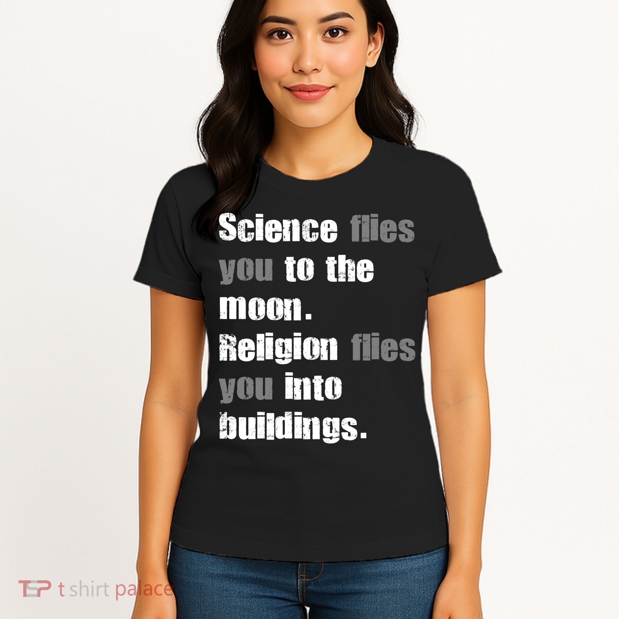 Science Flies You To The Moon Women's T-Shirt