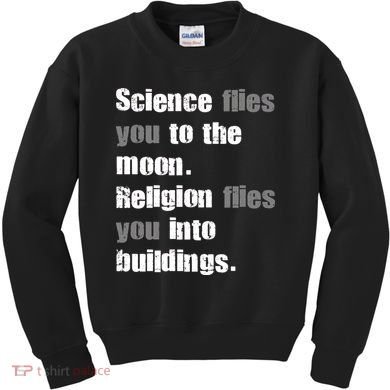Science Flies You To The Moon Kids Sweatshirt