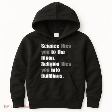 Science Flies You To The Moon Kids Hoodie