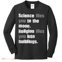 Science Flies You To The Moon Kids Long Sleeve Shirt thumb 0