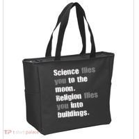 Science Flies You To The Moon Tote Bag thumb 2