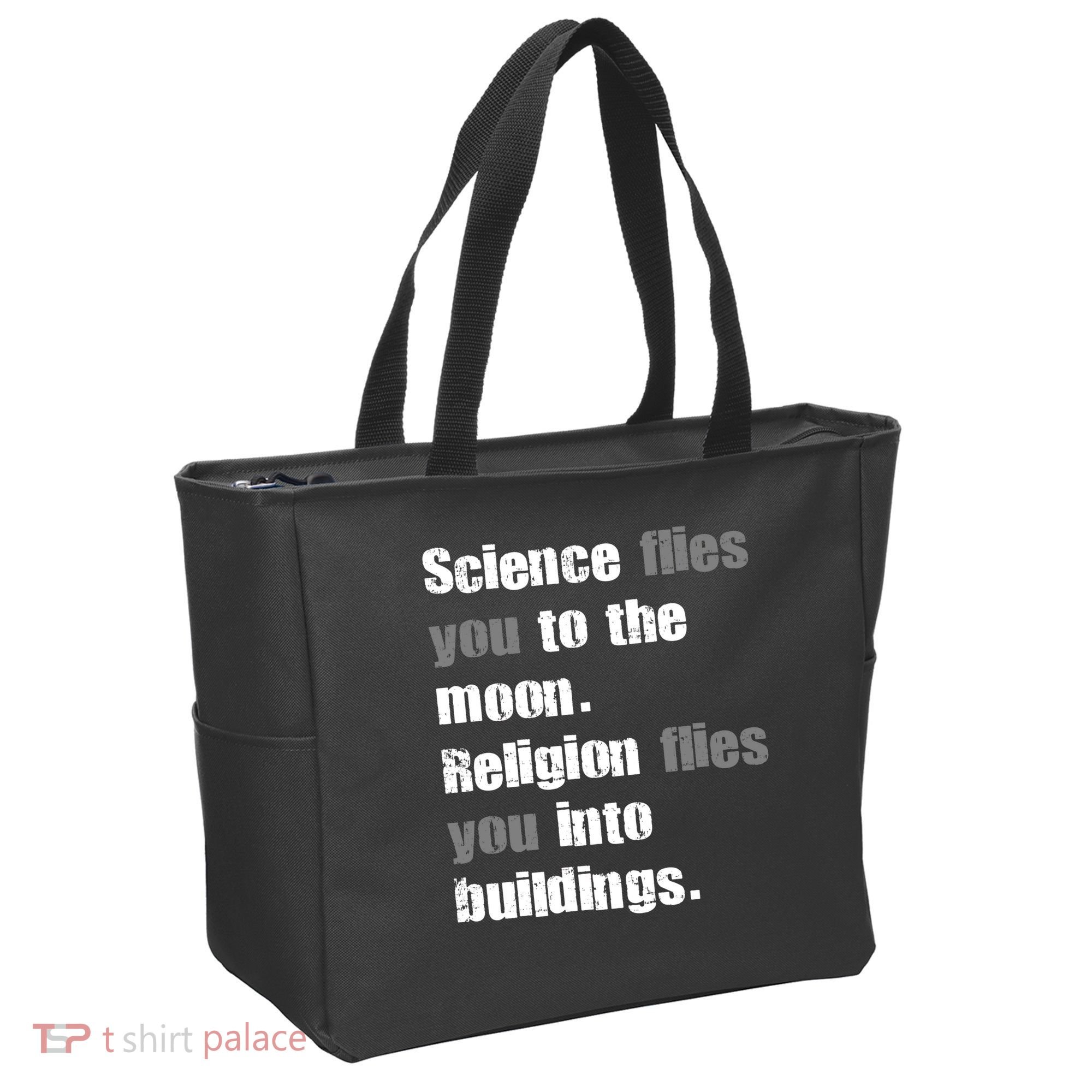 Science Flies You To The Moon Tote Bag