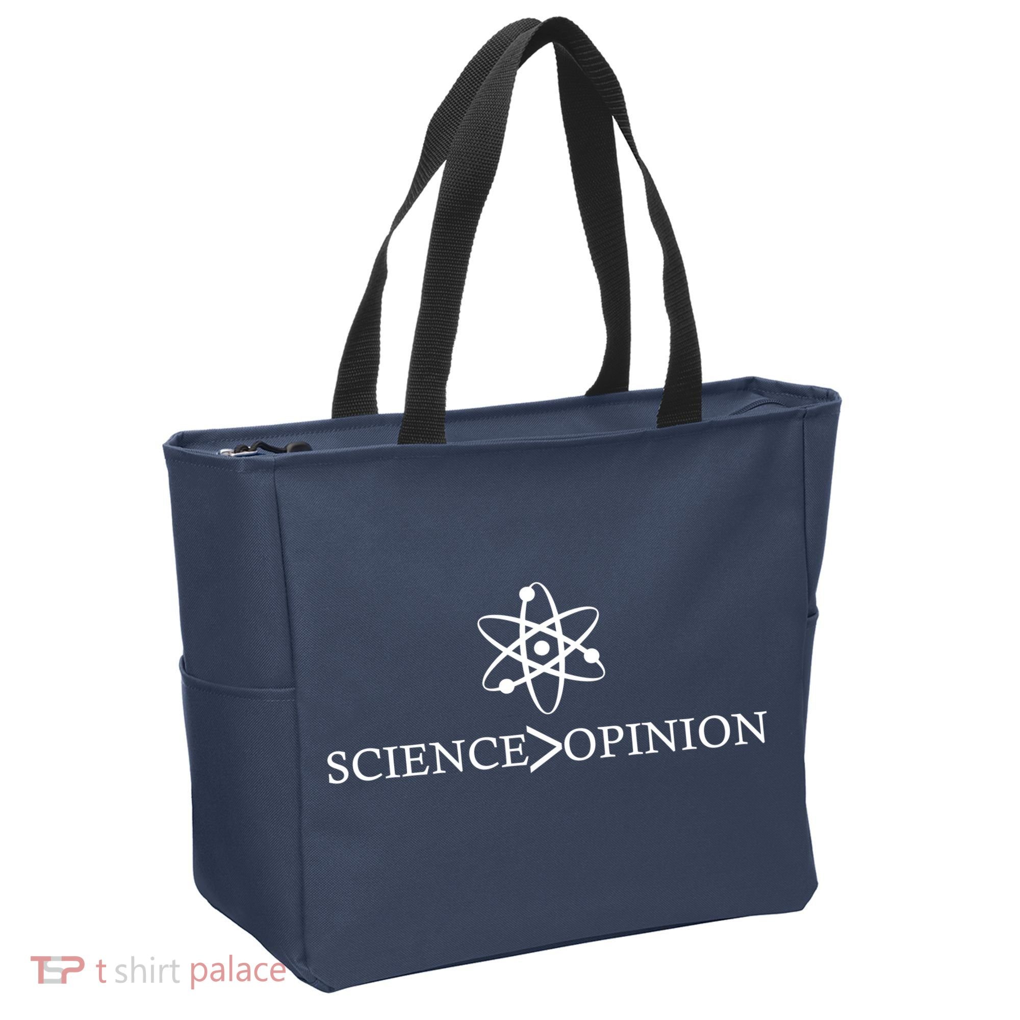 Science is Greater Than Opinion Tote Bag