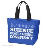 Science Is Not A Liberal Conspiracy Tote Bag thumb 3