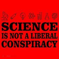Science Is Not A Liberal Conspiracy Santa Hat thumb 1