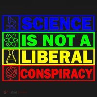 Science Is Not A Liberal Conspiracy Funny Polo thumb 3