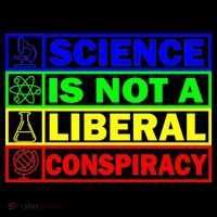 Science Is Not A Liberal Conspiracy Funny Kids T-Shirt thumb 4