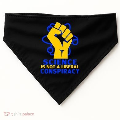 Science is not A Liberal Conspiracy Resist Resistance USA-Made Doggie Bandana