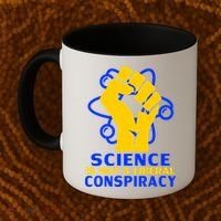 Science is not A Liberal Conspiracy Resist Resistance Coffee Mug thumb 2