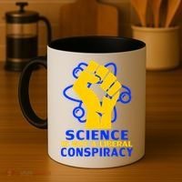Science is not A Liberal Conspiracy Resist Resistance Coffee Mug thumb 4