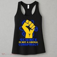 Science is not A Liberal Conspiracy Resist Resistance Women's Tank Top thumb 3