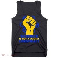 Science is not A Liberal Conspiracy Resist Resistance Tank Top thumb 0
