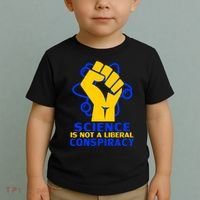 Science is not A Liberal Conspiracy Resist Resistance Toddler T-Shirt thumb 2