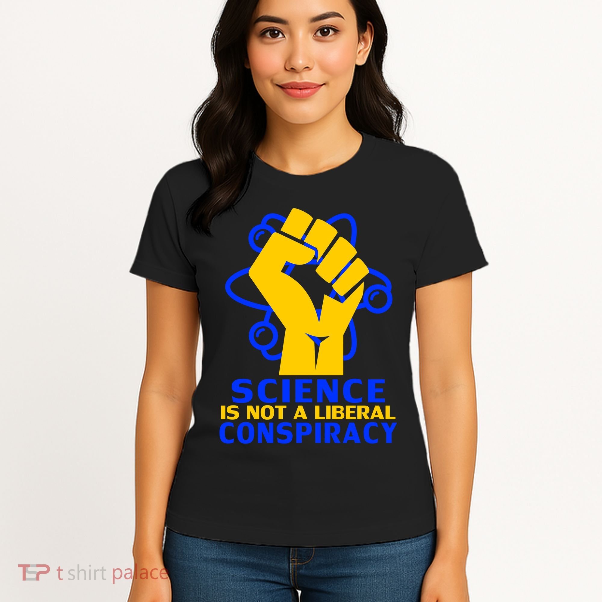 Science is not A Liberal Conspiracy Resist Resistance Women's T-Shirt