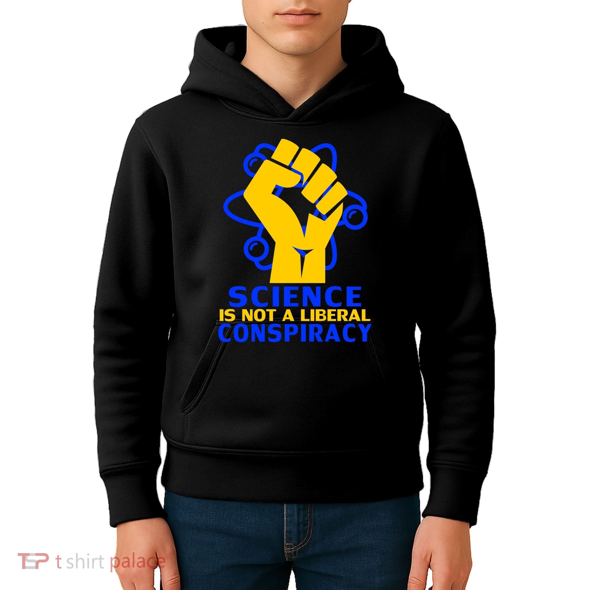 Science is not A Liberal Conspiracy Resist Resistance Kids Hoodie