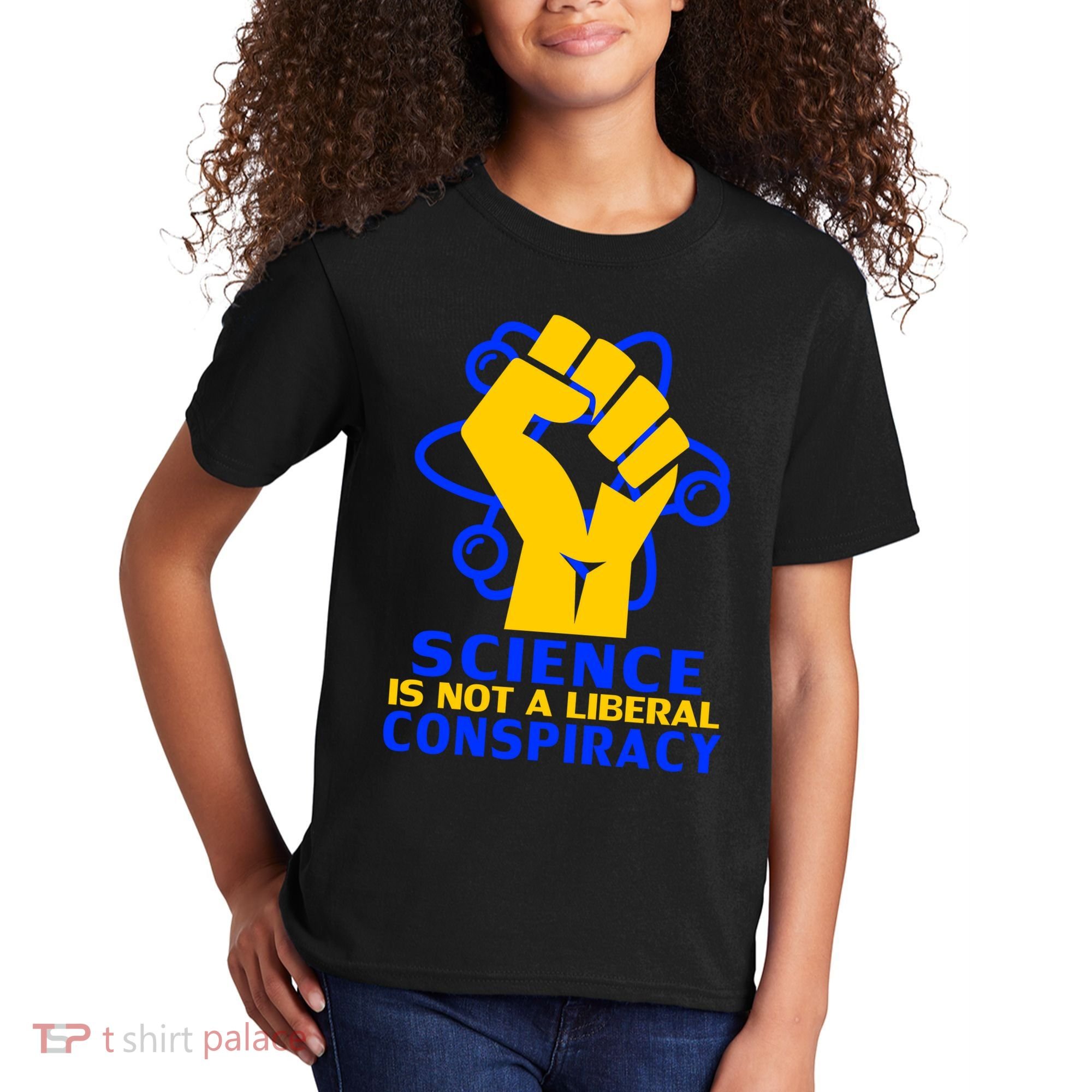 Science is not A Liberal Conspiracy Resist Resistance Kids T-Shirt