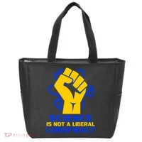 Science is not A Liberal Conspiracy Resist Resistance Tote Bag thumb 0